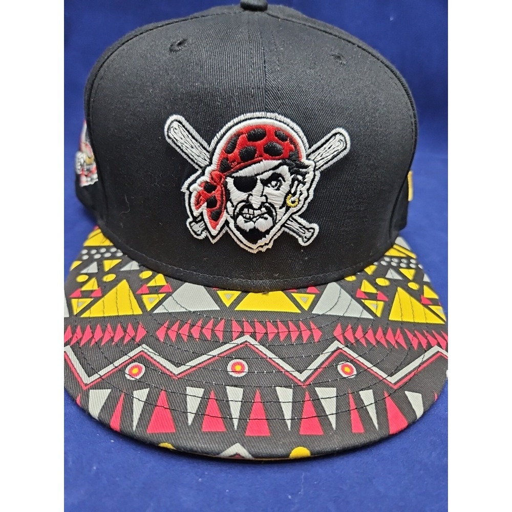Pittsburgh Pirates New Era 9 Fifty Snapback  Logo Aztec Cap Hat New 🔥